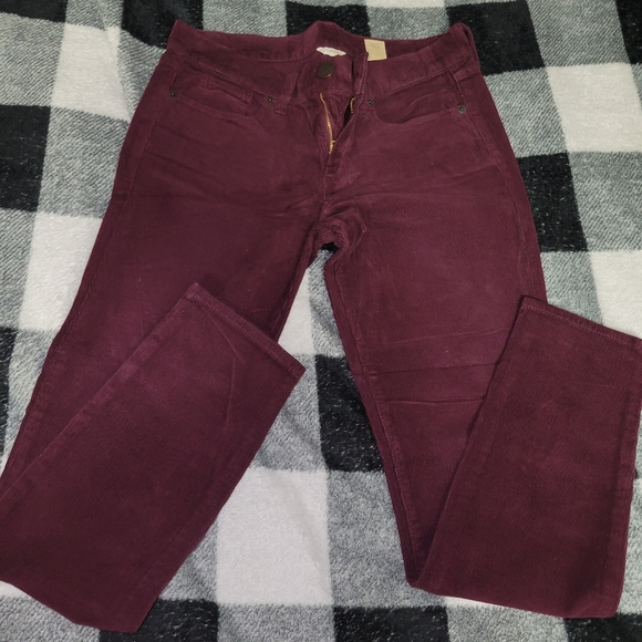 J crew corduroy skinny pants - Picture 6 of 7